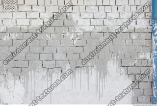 Photo Texture of Wall Bricks Plastered